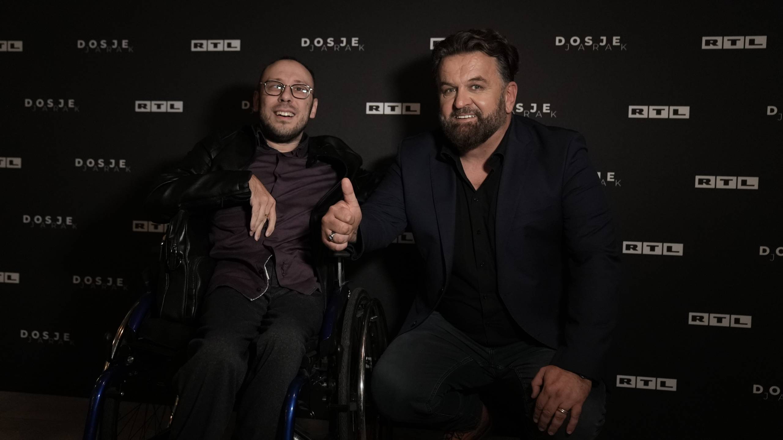 Novinar Saša Drinić i Andrija Jarak